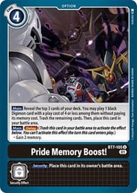 Pride Memory Boost! - Next Adventure - Digimon Card Game card