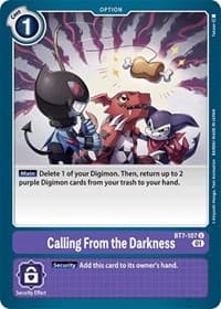 Calling From the Darkness - Next Adventure - Digimon Card Game card