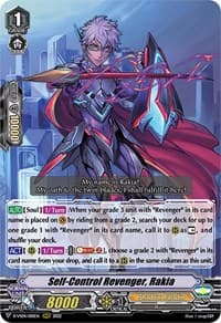 Self-Control Revenger, Rakia - D-VS04: V Clan Collection Vol.4 - Cardfight Vanguard card