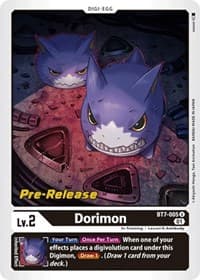 Dorimon - Next Adventure Pre-Release Cards - Digimon Card Game card