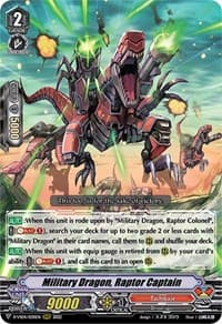 Military Dragon, Raptor Captain - D-VS04: V Clan Collection Vol.4 - Cardfight Vanguard card