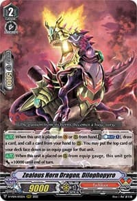 Zealous Horn Dragon, Dilophopyro - D-VS04: V Clan Collection Vol.4 - Cardfight Vanguard card