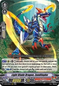 Light Blade Dragon, Zandilopho - D-VS04: V Clan Collection Vol.4 - Cardfight Vanguard card