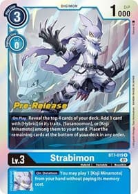 Strabimon - Next Adventure Pre-Release Cards - Digimon Card Game card