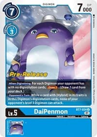 DaiPenmon - Next Adventure Pre-Release Cards - Digimon Card Game card