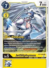 JetSilphymon - Next Adventure Pre-Release Cards - Digimon Card Game card