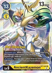 AncientKazemon - Next Adventure Pre-Release Cards - Digimon Card Game card