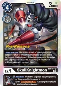 SkullKnightmon - Next Adventure Pre-Release Cards - Digimon Card Game card