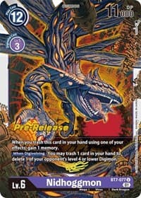Nidhoggmon - Next Adventure Pre-Release Cards - Digimon Card Game card