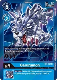 Garurumon (Event Pack 2) - Battle of Omni - Digimon Card Game card