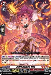 Blaze Maiden, Elba - D Promo Cards - Cardfight Vanguard card
