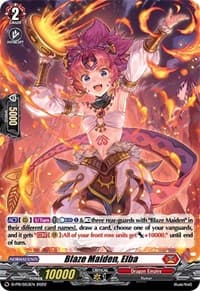 Blaze Maiden, Elba (RR Foil) - D Promo Cards - Cardfight Vanguard card