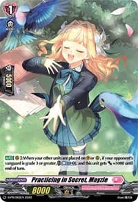Practicing in Secret, Mayzie (Holo Foil) - D Promo Cards - Cardfight Vanguard card