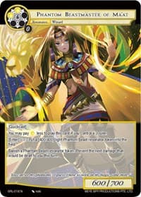 Phantom Beastmaster of Ma'at - Game of Gods: Reloaded - Force of Will card