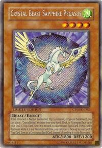Crystal Beast Sapphire Pegasus - 2007 Collectors Tin - YuGiOh card