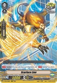 Scarface Lion - D-VS04: V Clan Collection Vol.4 - Cardfight Vanguard card