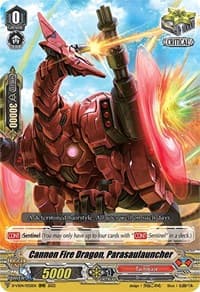 Cannon Fire Dragon, Parasaulauncher - D-VS04: V Clan Collection Vol.4 - Cardfight Vanguard card