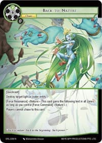 Back to Nature - Game of Gods: Reloaded - Force of Will card