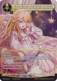 Alice Enters the Game of Gods (Full Art) - Game of Gods: Reloaded - Force of Will card