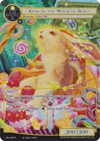 Atom in the World of Duels (Full Art) - Game of Gods: Reloaded - Force of Will card