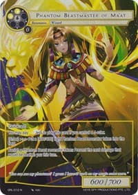Phantom Beastmaster of Ma'at (Full Art) - Game of Gods: Reloaded - Force of Will card