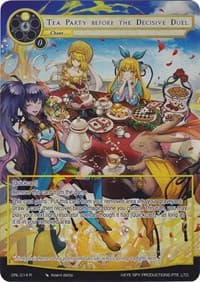 Tea Party before the Decisive Duel (Full Art) - Game of Gods: Reloaded - Force of Will card