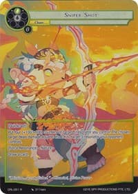 Sniper Shot (Full Art) - Game of Gods: Reloaded - Force of Will card