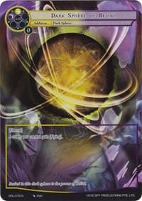 Dark Sphere of Belial (Full Art) - Game of Gods: Reloaded - Force of Will card