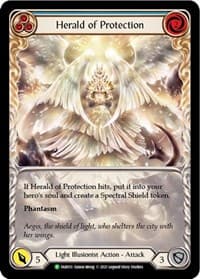Herald of Protection (Blue) - FAB031 - Flesh and Blood: Promo Cards - Flesh and Blood TCG card