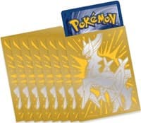 Pokemon TCG: Brilliant Stars Pokemon Center Exclusive Elite Trainer Box Card Sleeves - Gold Arceus (65 Pack) - Pokemon International Card Sleeves - Card Sleeves card