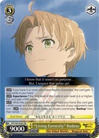 "Living Earnestly" Rudeus - Mushoku Tensei: Jobless Reincarnation - Weiss Schwarz card