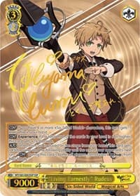 "Living Earnestly" Rudeus (SSP) - Mushoku Tensei: Jobless Reincarnation - Weiss Schwarz card