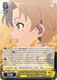 "In the Sunlight" Rudeus - Mushoku Tensei: Jobless Reincarnation - Weiss Schwarz card