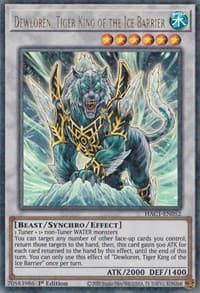 Dewloren, Tiger King of the Ice Barrier (Duel Terminal) - Hidden Arsenal: Chapter 1 - YuGiOh card