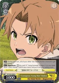 "Courageous Young Man" Rudeus - Mushoku Tensei: Jobless Reincarnation - Weiss Schwarz card