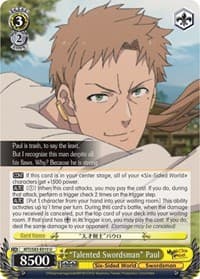 "Talented Swordsman" Paul - Mushoku Tensei: Jobless Reincarnation - Weiss Schwarz card
