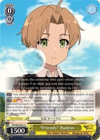 "Friends" Rudeus - Mushoku Tensei: Jobless Reincarnation - Weiss Schwarz card