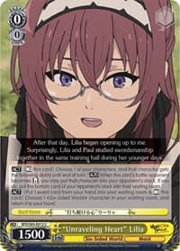 "Unraveling Heart" Lilia - Mushoku Tensei: Jobless Reincarnation - Weiss Schwarz card