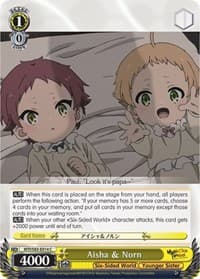 Aisha & Norn - Mushoku Tensei: Jobless Reincarnation - Weiss Schwarz card