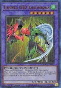 Elemental HERO Flame Wingman (Duel Terminal) - Hidden Arsenal: Chapter 1 - YuGiOh card