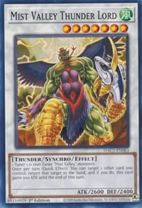 Mist Valley Thunder Lord - Hidden Arsenal: Chapter 1 - YuGiOh card