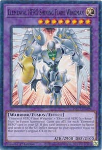 Elemental HERO Shining Flare Wingman (Duel Terminal) - Hidden Arsenal: Chapter 1 - YuGiOh card