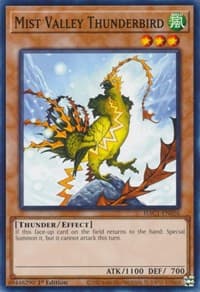 Mist Valley Thunderbird - Hidden Arsenal: Chapter 1 - YuGiOh card