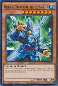 General Grunard of the Ice Barrier - Hidden Arsenal: Chapter 1 - YuGiOh card