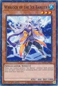 Warlock of the Ice Barrier (Duel Terminal) - Hidden Arsenal: Chapter 1 - YuGiOh card