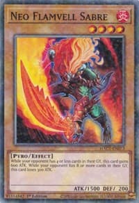 Neo Flamvell Sabre (Duel Terminal) - Hidden Arsenal: Chapter 1 - YuGiOh card
