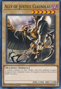 Ally of Justice Clausolas - Hidden Arsenal: Chapter 1 - YuGiOh card