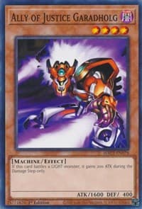 Ally of Justice Garadholg - Hidden Arsenal: Chapter 1 - YuGiOh card