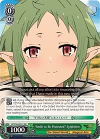 "Smile to Be Protected" Sylphiette - Mushoku Tensei: Jobless Reincarnation - Weiss Schwarz card