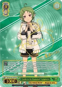 "Smile to Be Protected" Sylphiette (SSP) - Mushoku Tensei: Jobless Reincarnation - Weiss Schwarz card